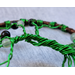 3D raised trunk details green aluminum wire close up